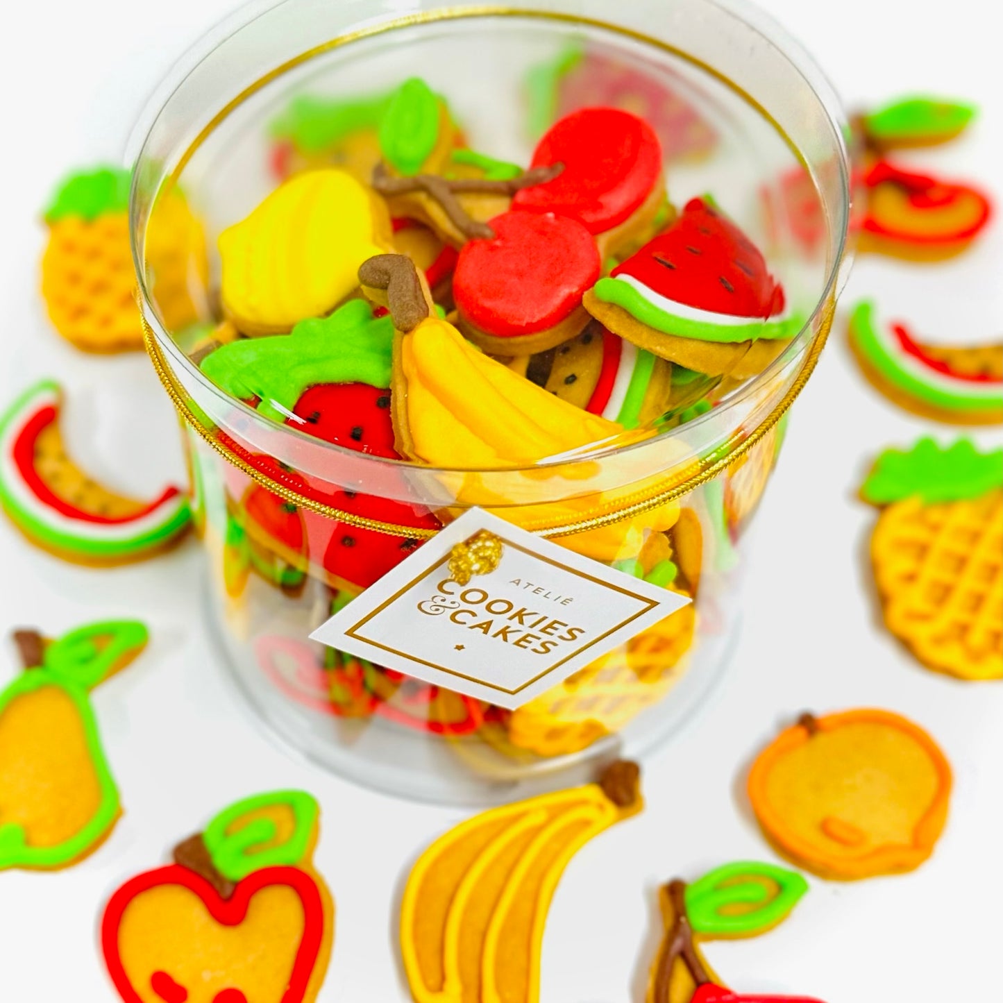 Pote biscoitos Decorados Frutinhas 140g