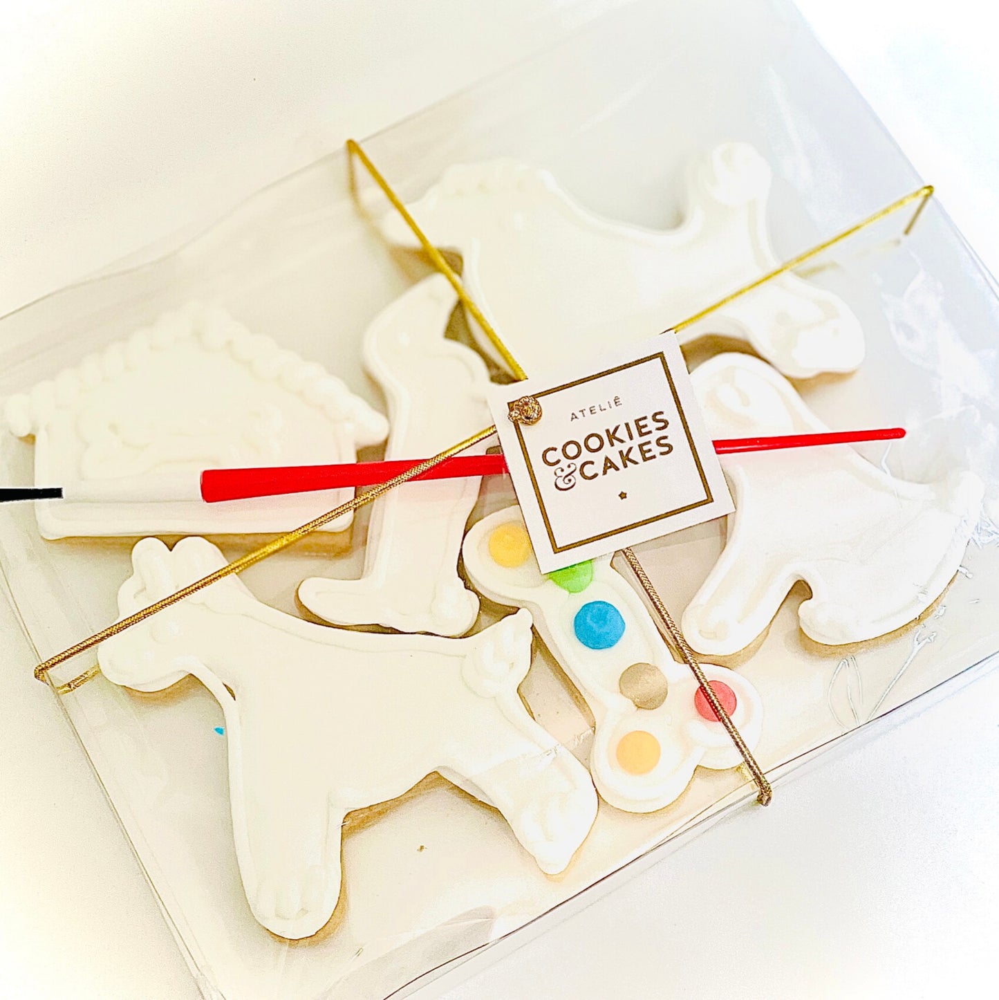 Kit biscoitos para pintar 130g