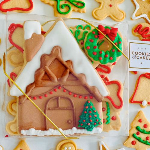 Biscoitos Baunilha Decorados Natal 140g