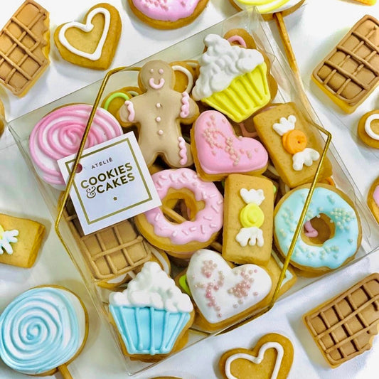 Caixa biscoitos Decorados Guloseimas 140g