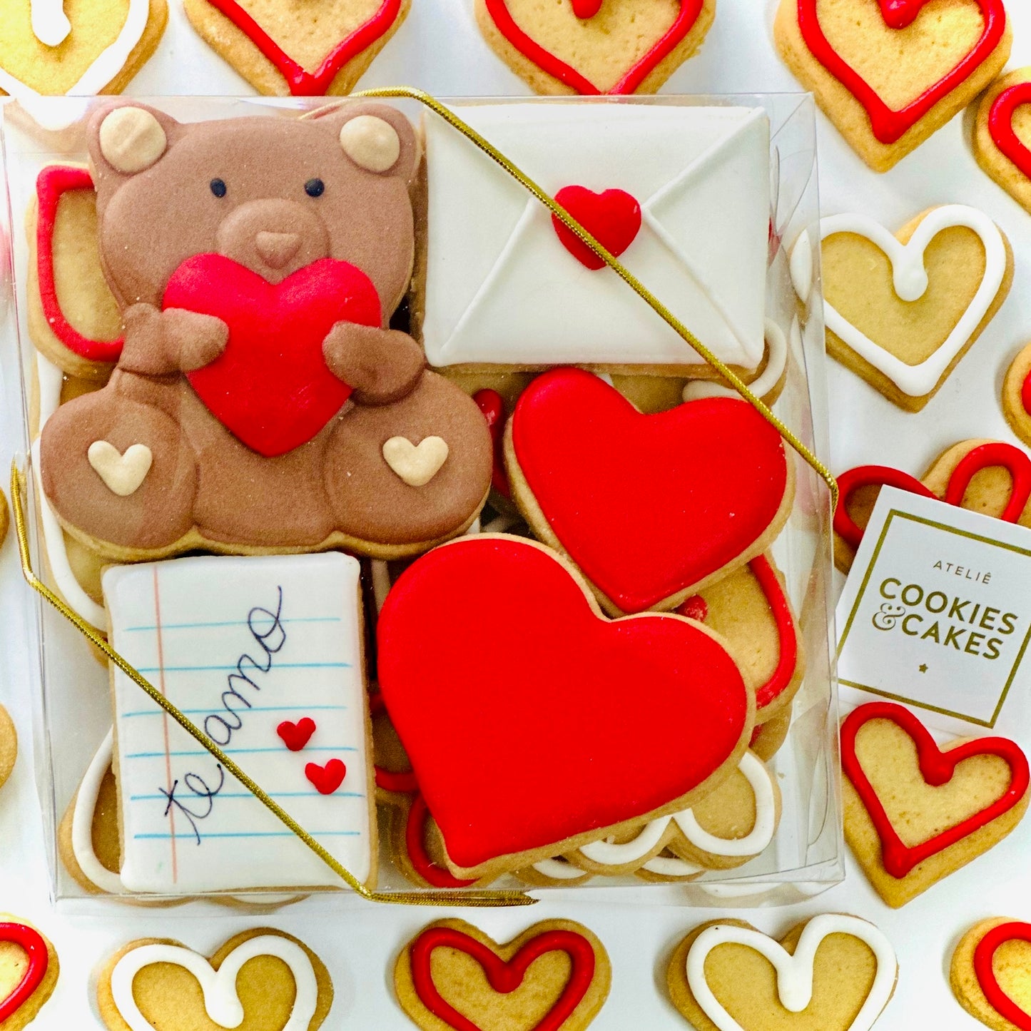 Caixa biscoitos Decorados Ursinho Carinhoso 140g