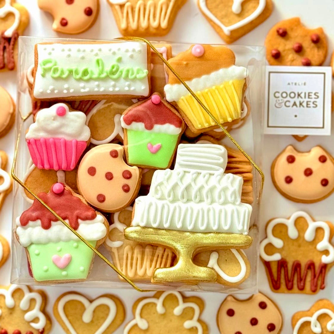 Caixa biscoitos Decorados Aniversário 140g