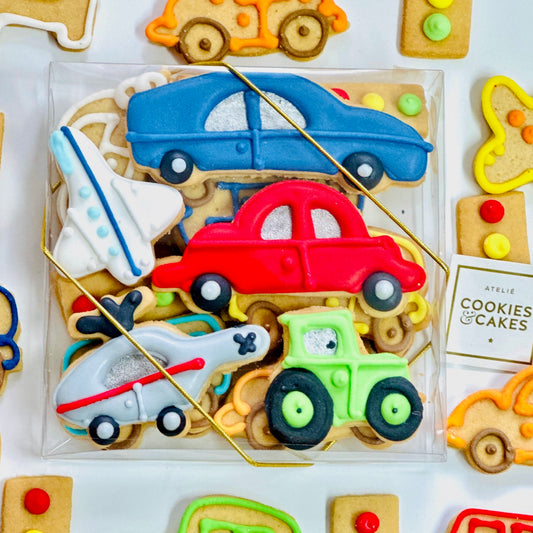 Caixa biscoitos Decorados Carros 140g