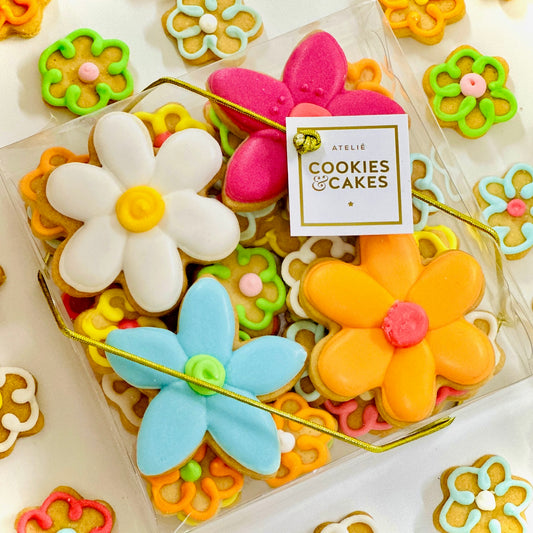 Caixa biscoitos Decorados Florzinhas 140g