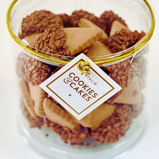 Pote biscoitos sorvetinho chocolate belga 180g